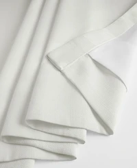 Half Price Drapes Magnolia Off White Italian Faux Linen Room Darkening Curtain