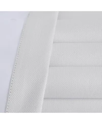 Half Price Drapes White Grommet Performance Linen Hotel Blackout Curtain