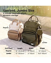 KeaBabies Play Diaper Bag Backpack Comes with Portable Changing Pad, Baby for Mom, Travel Essential