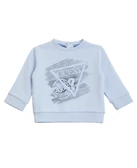 Guess Baby Boys 2-Piece Long-Sleeve Sweatshirt and Cargo Sweatpants Set