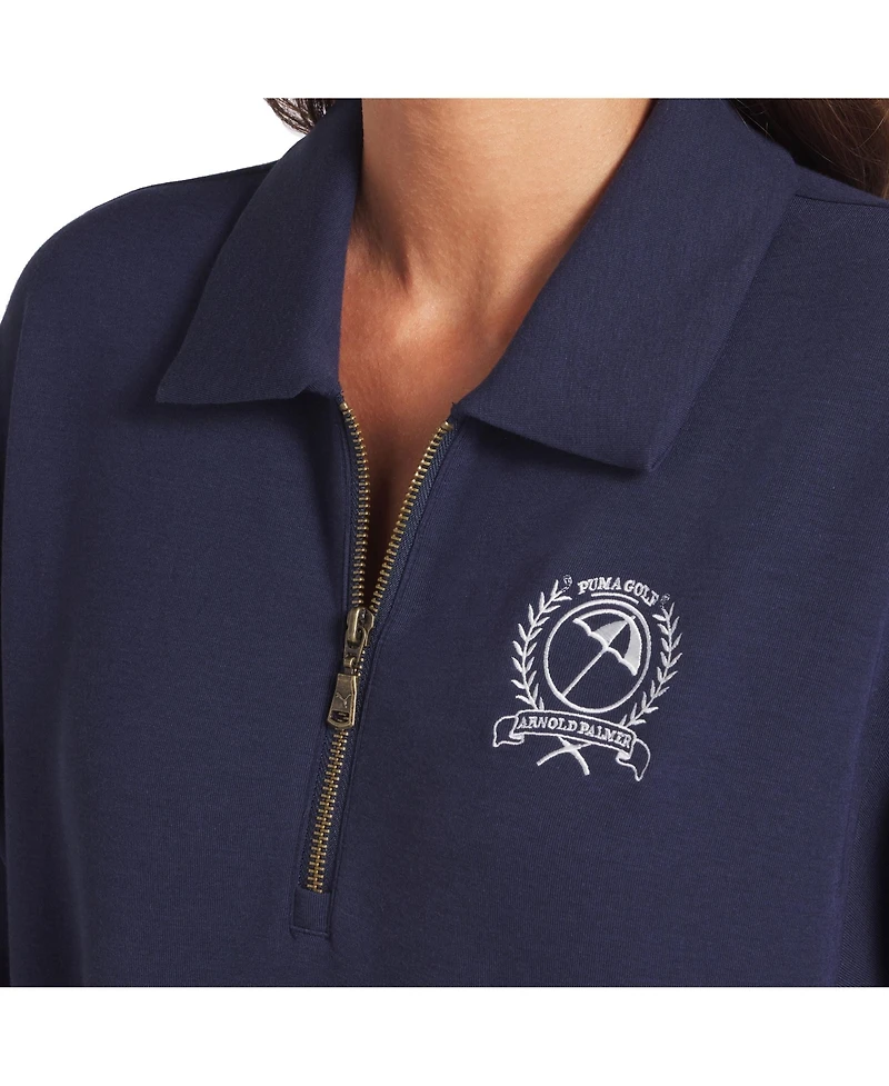 Puma Golf X Arnold Palmer Womens Golf Quarter-Zip Pullover
