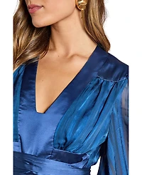 Coast Women's V-Neck Long Sleeve Maxi Dress