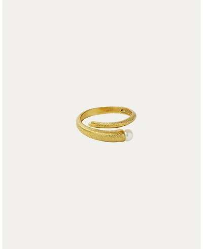 Ottoman Hands Avalon Pearl Stacking Ring
