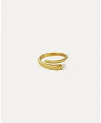 Ottoman Hands Avalon Pearl Stacking Ring