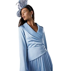 Coast Tailored Pleat Skirt Midi Dress