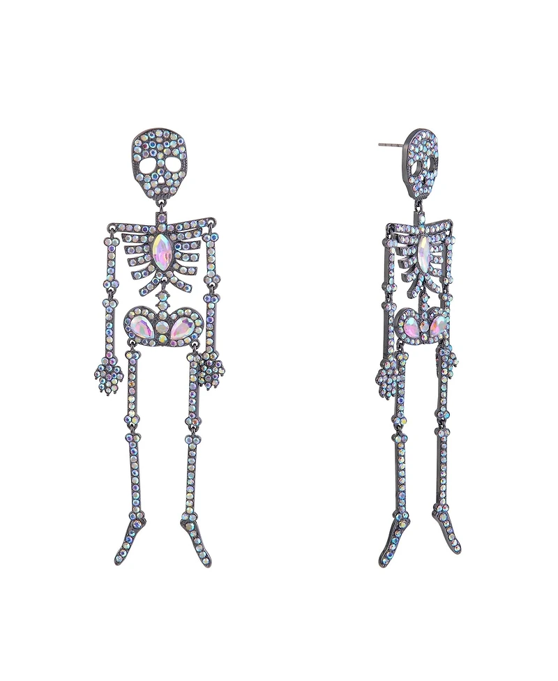 Hallmark Stone Skeleton Earrings