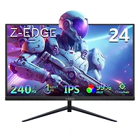 Z-edge UG24PJ-Black 24 inch 1080P Full Hd 240Hz 1ms Mprt Ips Gaming Monitor