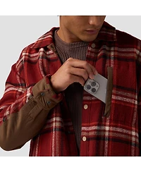 Backcountry Men's Venture Stretch Flannel Shacket Shirt Jackets