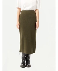 Gobi Cashmere Women's Cashmere Skirt with Zip