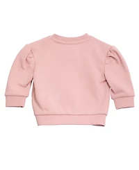 Guess Baby Girls 2-Piece Long-Sleeve Zip-Up Sweatshirt and Sweatpants Set