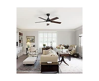 42-inch Modern Minimalist 5-Blade Ceiling Fans with Led Lights and Remote Control