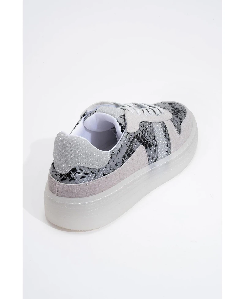 Prologue Shoes Rexie Glitter Sneakers (Women)