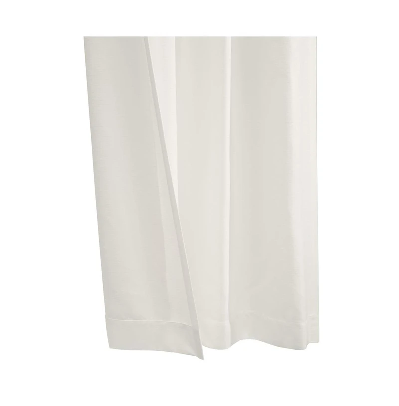 Habitat Mulberry Light Filtering Back Tab Curtain - 54x95", White