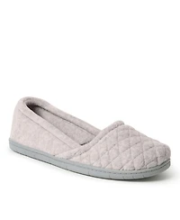 Dearfoams Women's Katie Microfiber Velour Espadrille House Slipper