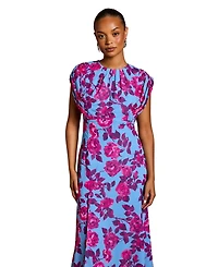 Coast Women's Short Sleeve Chiffon Midi Dress