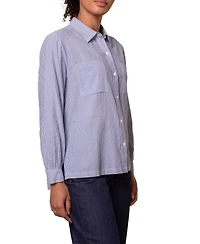 Celtic & Co. Women's Side Split Striped Shirt