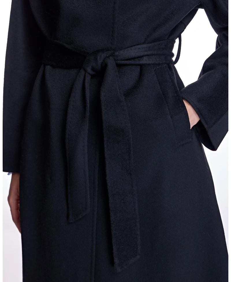 Julia & Stella by Maximilian Women's Fur-Trimmed Cashmere Coat