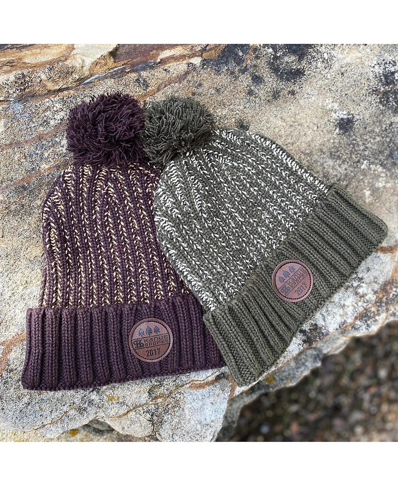 Kanut Sports Men's Unisex Mission Pom Heather beanie