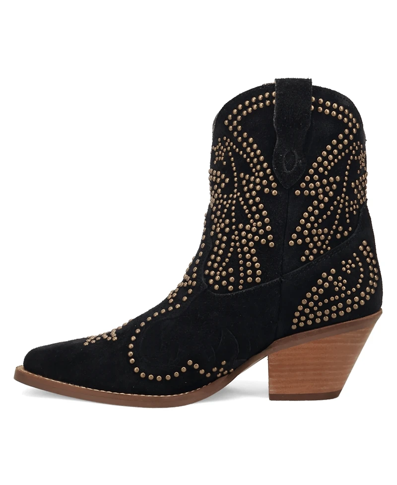 Dingo Women's Seein' Stars Suede Leather Bootie