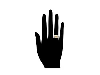 Rivka FriedmanMixed Metal + Cz Criss Cross Ring