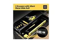 Aecojoy Work Bench for Garage with Pegboard Drawers