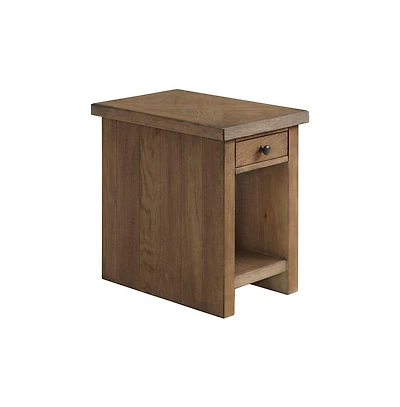 Intercon 16"" x 24"" Chairside Table in Weathered Oak