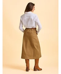 Brakeburn Women's Flora Long Sleeve Embroidered Shirt