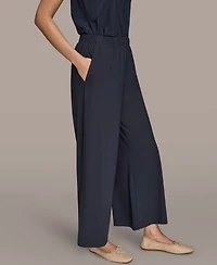 Donna Karan Weekend Women's Tricot Knit Mid Rise Ankle Pants