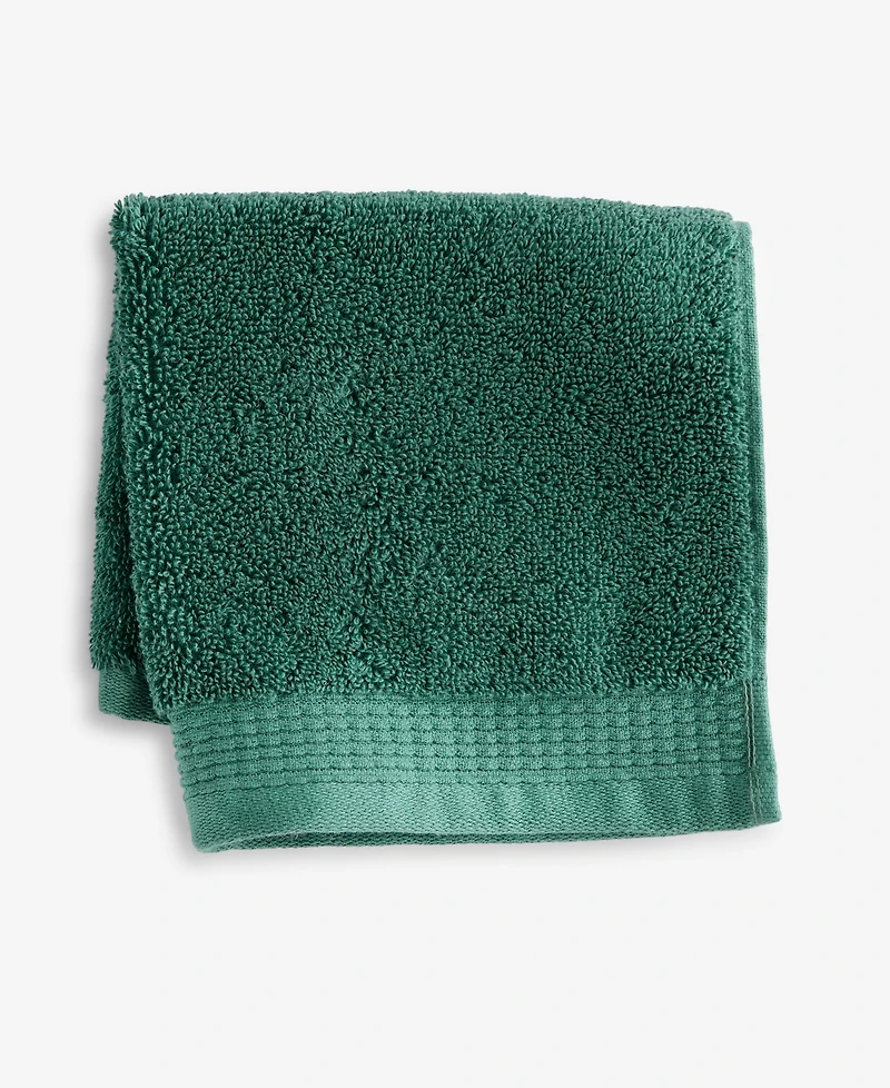 Charter Club Signature Washcloth, 13" x 13", Exclusively at Macy's