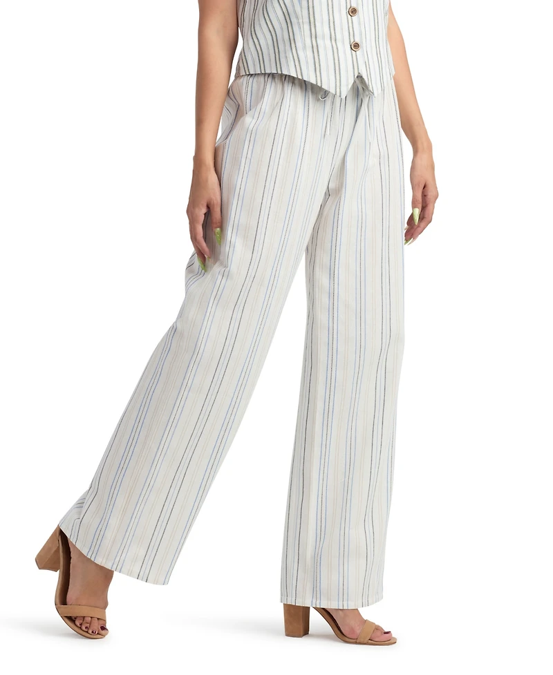 Bcx Juniors' Resort Striped Pull-On Pants