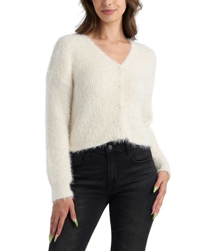 Bcx Juniors' V-Neck Long-Sleeve Cardigan