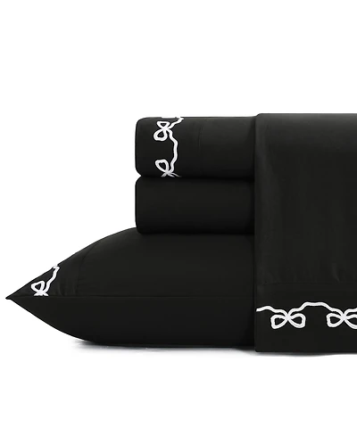 Elle Decor Embroidered 4-Pc. Sheet Set