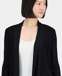 Anne Klein Women's Long-Sleeve Open-Front Cardigan