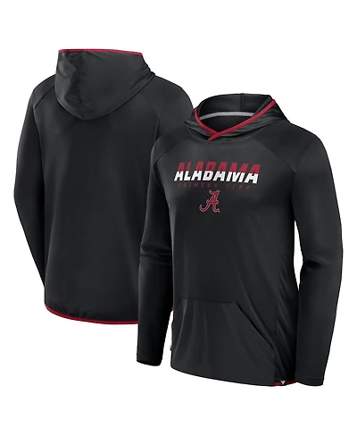 Fanatics Men's Black/Crimson Alabama Crimson Tide Transitional Hoodie T-Shirt