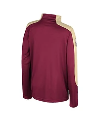 Colosseum Big Boys and Girls Garnet Florida State Seminoles Oht Military Appreciation Cyclone Quarter-Zip Windshirt