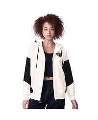 Starter Women's White Jacksonville Jaguars Scrimmage Full-Zip Hoodie