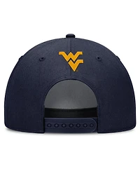 Nike Men's Navy West Virginia Mountaineers Rise Campus Adjustable Hat