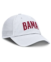 Nike Men's White Alabama Crimson Tide Club Campus Trucker Adjustable Hat