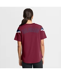 Fanatics Women's Burgundy Colorado Avalanche Offside Athena T-Shirt