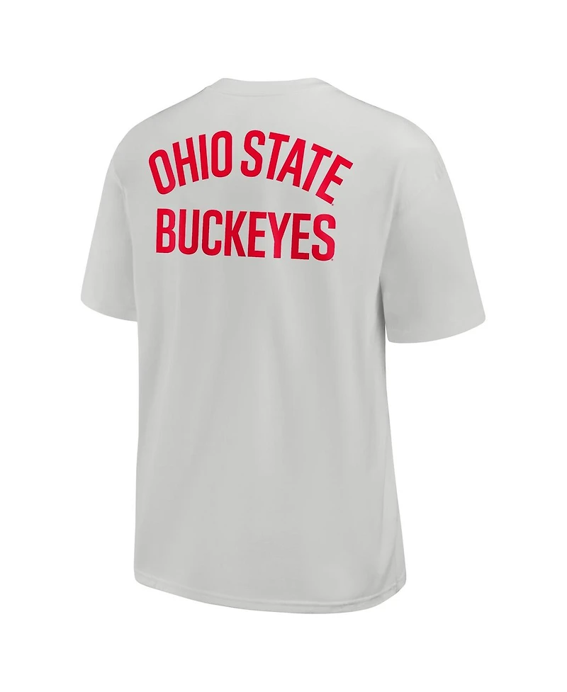 Nike Men's Gray Ohio State Buckeyes Legacy 2-Hit Max90 Pocket T-Shirt