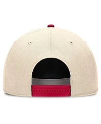 Nike Men's Natural/Crimson Oklahoma Sooners Academic Rise Dri-fit Adjustable Hat