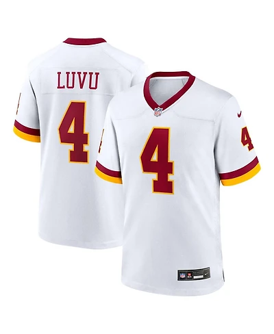 Nike Men's Frankie Luvu White Washington Commanders Game Super Bowl Era Jersey