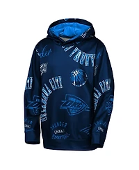 Outerstuff Big Boys and Girls Navy Oklahoma City Thunder Moving Violation Hoodie