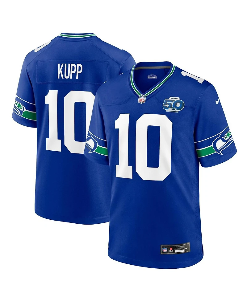 Nike Men's Cooper Kupp Royal Seattle Seahawks Alternate 50th Season Game Jersey