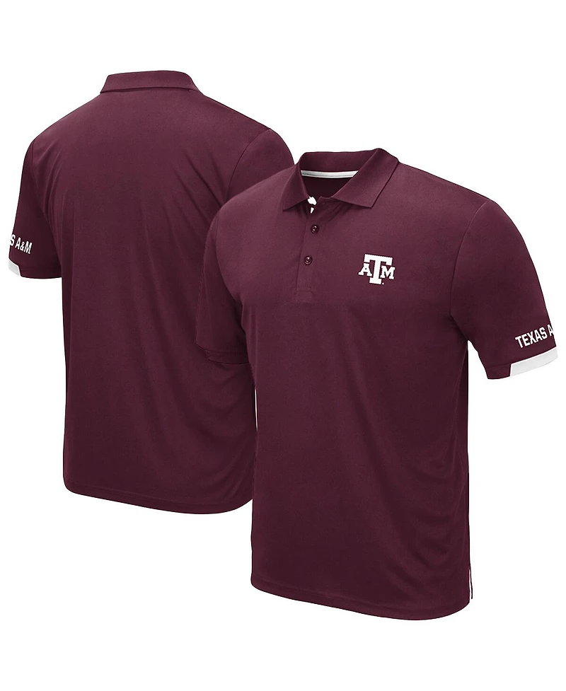Colosseum Men's Maroon Texas A&M Aggies Big Tall Santry Polo Shirt