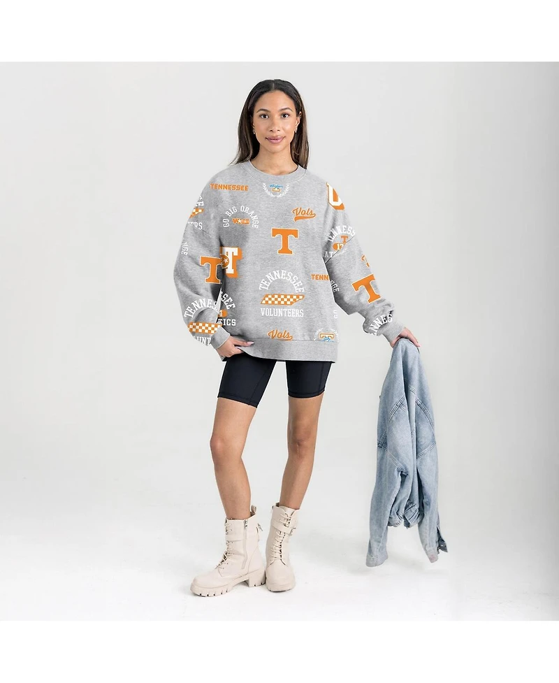 Gameday Couture Women's Gray Tennessee Volunteers Always on Repeat Fleece Sweatshirt