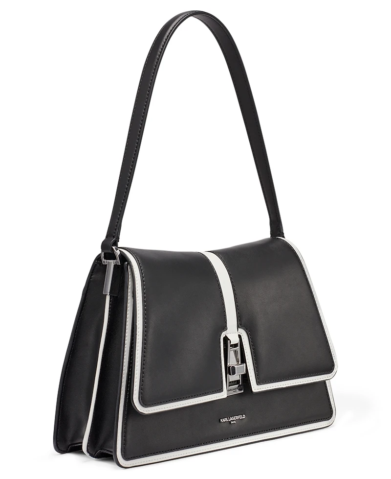 Karl Lagerfeld Paris Mercerie Medium Leather Satchel