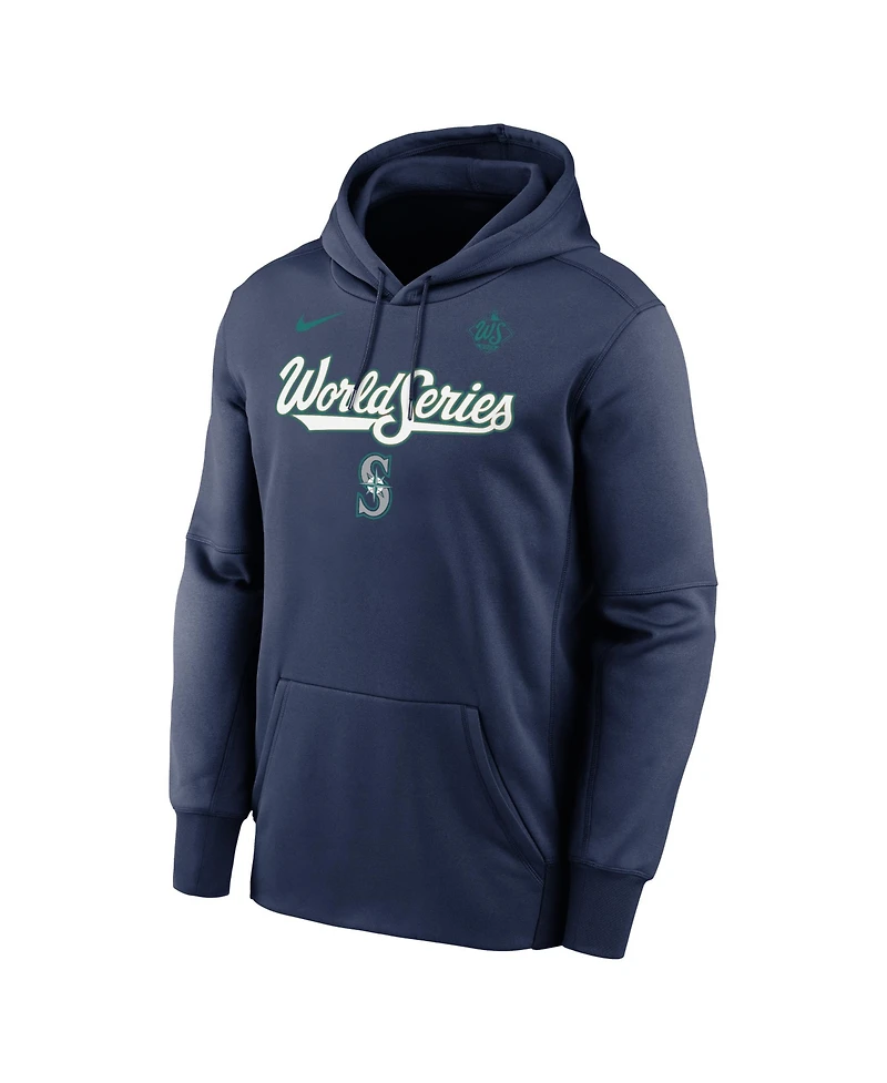 Nike Men's Navy Seattle Mariners 2025 World Series Authentic Collection Therma Hoodie