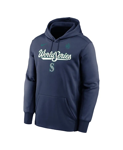 Nike Men's Navy Seattle Mariners 2025 World Series Authentic Collection Therma Hoodie