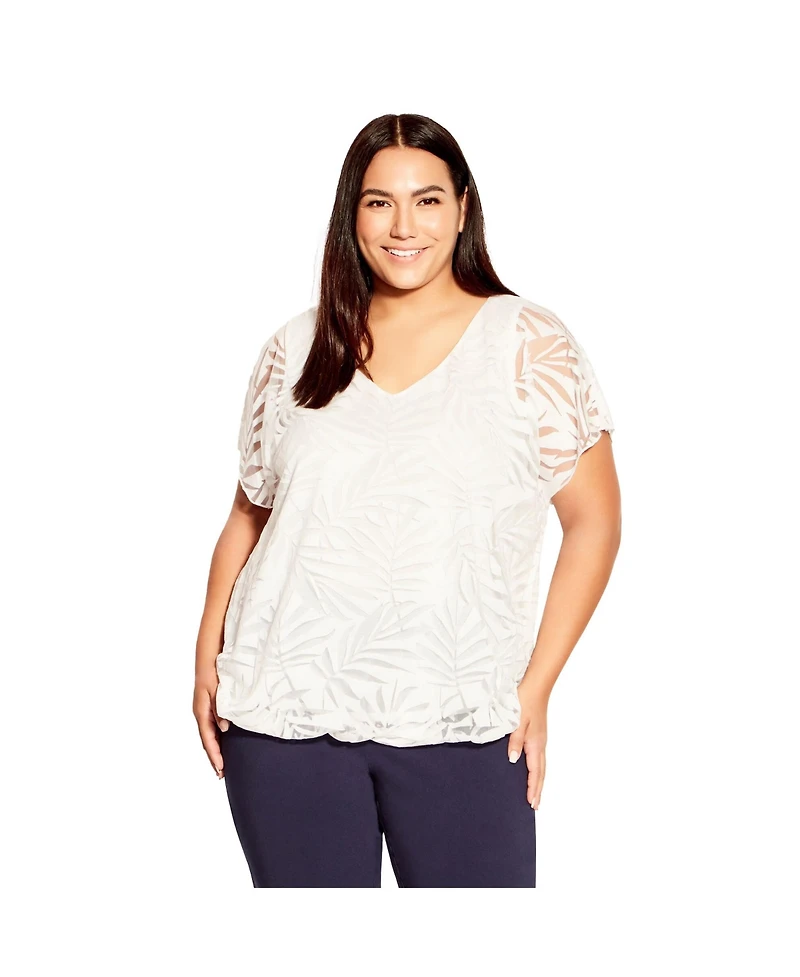 Avenue Women's Elora Burnout Top